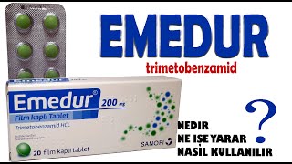 Emedur Tablet Nedir Niçin Kullanılır Nasıl Kullanılır Yan Etkileri Nelerdir [upl. by Eemaj405]