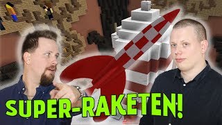 SUPERRAKETEN  Minecraft Team Build Battle med figgehn amp Whippit [upl. by Eecak]