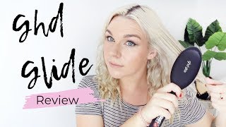 Does the GHD Glide Hot Brush REALLY Work  REVIEW [upl. by Northington689]