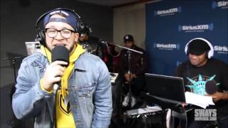 Andy Mineo Freestyles in Sway in the Mornings Doomsday Cypher 2014 Only Andys Freestlye [upl. by Phi]