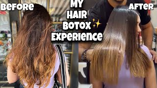 My Hair BOTOX journey  3 months update  Before After Results  Honest Review  Pricing amp Aftercare [upl. by Ezarra443]