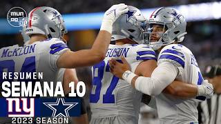 New York Giants vs Dallas Cowboys  Semana 10 NFL 2023  NFL Highlights Resumen en español [upl. by Norvol]