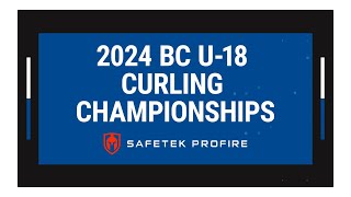 2024 BC Mixed Doubles Curling Championship  Playoffs [upl. by Maxa276]