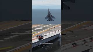 Fighter plane landing  science sciencefacts intrestingfact [upl. by Anitnahs]