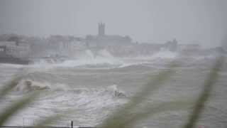 St Valentines Day Storm from Newlyn [upl. by Nyrtak]