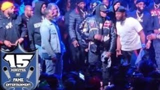 BRIZZ RAWSTEEN JUMPS OUT ON MURDA MOOK DURING NU JERSEY TWORKS ROUND AT URL HOMECOMING 2 [upl. by Perpetua477]