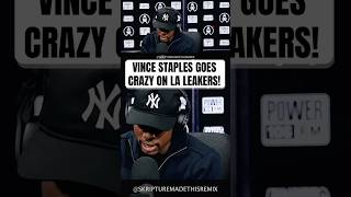 VINCE STAPLES Does A CRAZY Freestyle on LA LEAKERS REMIX [upl. by Ztirf]