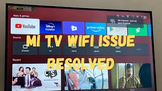 Mi Tv Wifi Connected But Not Working  Mi Tv Wifi Connection Problem  Mi Tv Internet Not Working [upl. by Beniamino]