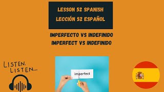 Imperfect vs Indefinido  Imperfecto vs Indefinido  Spanish Verbs [upl. by Alasdair]