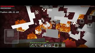 Mining Netherite for Netherite Armor minecraft survival 21 [upl. by Elberfeld]