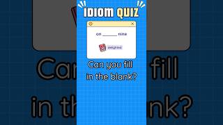 😁Idiom Quiz  English Idioms shorts quiz idioms [upl. by Olegnad]