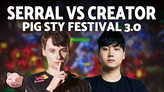 SERRAL vs CREATOR  PiGFest 30 Round of 16 Bo5 ZvP  StarCraft 2 [upl. by Fannie]