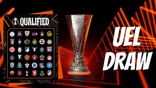 UEFA Europa League 202425 Draw Live Reaction amp Discussion [upl. by Olegnad]