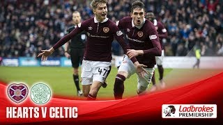 Hearts hammer Celtic to end recordbreaking run [upl. by Rezeile]