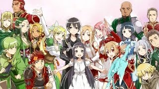 Sword Art Online  All Openings 1234 [upl. by Charron]