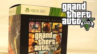 GTA 5  Collectors Edition Unboxing GTA V [upl. by Haelat]