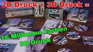 3D Druck mit 167 Millionen Farben auf der 1st Layer [upl. by Henig]