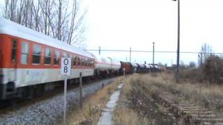 Mixed Freight Train with 2Tone Horn in Halberstadt Germany [upl. by Nola]