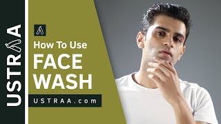 How To Wash Your Face Properly  Oil Cleansing For Men  USTRAA [upl. by Favianus]