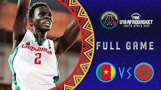 SemiFinals  Cameroon v Morocco  Full Basketball Game  FIBA U18 AfroBasket 2024 [upl. by Sonya]