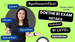 Goethe Exam Update for Hyderabad students  Learn German in Hindi [upl. by Fonsie]