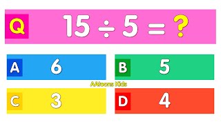 Quiz Time  Math Quiz for Kids  Division Quiz for Kids  Mental Math Quiz for Kids [upl. by Enahs]