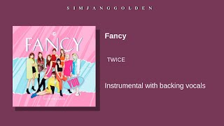 TWICE quotFANCYquot  Instrumental with backing vocals [upl. by Gay440]