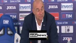 Ballardini show sedia della Samp conferenza in piedi [upl. by Poland]