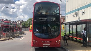 Full Route Visual London Bus Route 245 Golders Green  Alperton [upl. by Durtschi307]