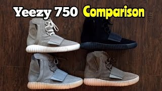 Comparing the Yeezy 750 Boost [upl. by Sellma]