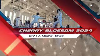 Mens Epee  Div I A  Cherry Blossom 2024 [upl. by Keldah557]