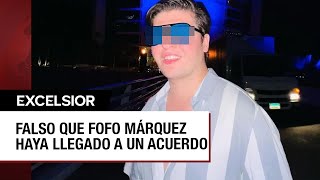 Fofo Márquez no ha llegado a un acuerdo con su víctima [upl. by Ahsinyar]