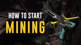 Mining 10 How to Start Mining Plains of Eidolon Warframe [upl. by Itnavart]