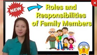 Roles and responsibilities of family members [upl. by Ynohtnaluap]