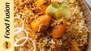 Aloo Dum Biryani Recipe By Food Fusion [upl. by Adnerak648]