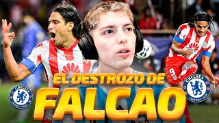 DAVOO XENEIZE REACCIONA AL DIA QUE FALCAO DESTROZO AL CHELSEA CAMPEON DE EUROPA 2012 [upl. by Doralin]