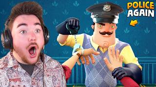 THE NEIGHBOR IS A POLICE OFFICER AGAIN  Hello Neighbor Gameplay Mods [upl. by Kania484]