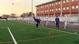 RS GIMNÁSTICA TORRELAVEGA  Entrenamiento de porteros [upl. by Nimar]