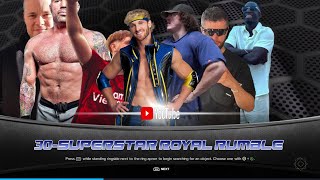 ULTIMATE YOUTUBE ROYAL RUMBLE WWE 2k24 [upl. by Iret]