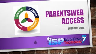 RenWeb ParentsWeb Access Tutorial ENG [upl. by Yllut]