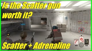 Star Wars Battlefront  Is the Scatter gun worth using Adrenaline stim amp Scatter gun [upl. by Keily491]