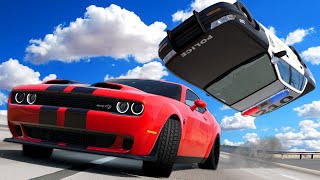 We Raced POWERFUL Cars Through Traffic in BeamNG Drive Mods Multiplayer [upl. by Revilo193]