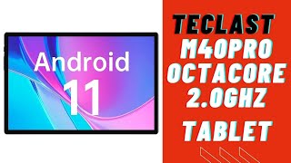 2021 TECLAST M40Pro Tablet OctaCore 20GHz 6GB RAM  128GB ROM REVIEW [upl. by Nanam]