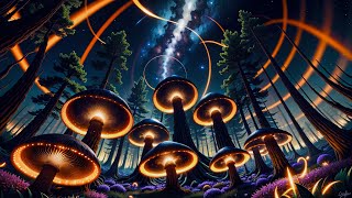 Nexxus 604  Dark Forest  Psychedelic trance mix • 4K AI animated music video [upl. by Enirol]