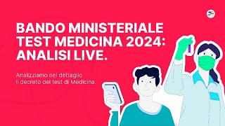 Analisi del Bando Test di Medicina 2024 [upl. by Slrahc]