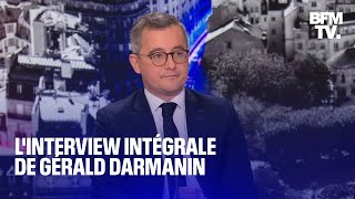 Immigration linterview intégrale de Gérald Darmanin sur BFMTV [upl. by Nnairek]