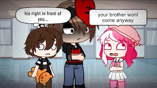 Gachaclub  Bring your brother to school  Meme   Past Afton Family [upl. by Haimarej296]