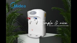 Midea Water Dispenser Bottle Type Hot and Cold Water Dispenser Model 1653 [upl. by Amitak]