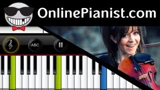 Lindsey Stirling  Crystallize  Piano Tutorial [upl. by Rekab957]