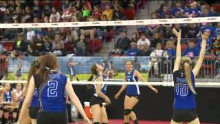 WIAA volleyball Southwestern vs Hilbert [upl. by Brazee]